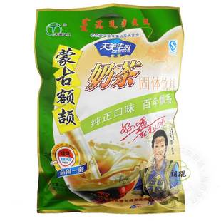  天美华乳蒙古额吉奶茶粉 原味速溶奶茶咸味甜味400克袋装 4袋包邮