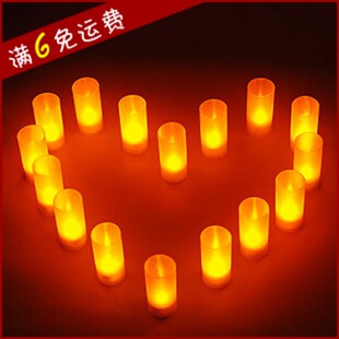  声控灯小夜灯塑料 蜡烛声控灯音乐灯冷光灯装饰灯彩灯灯饰氛围灯
