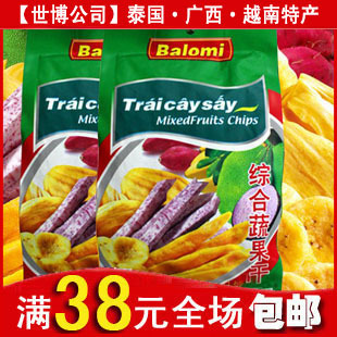  越南特产 可越综合干 中越泰综合蔬果干250克 水果蔬果混合干果
