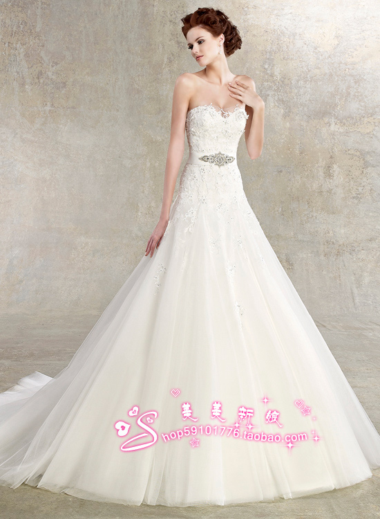 2013 新款 热卖婚纱 公主婚纱 超显瘦拉链绑带 婚纱 抹胸拖尾婚纱 2013 新款 热卖婚纱 公主婚纱 超显瘦拉链绑带 婚纱 抹胸拖尾婚纱