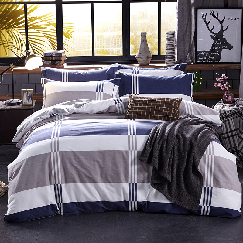Brushed Quilt cover singleton Simplicity student dormitory 1.5 rice 1.8 Double thickening Autumn and winter Quilt cover The quilt corein the Bedclothes , Quilt category - from Buy2taobao.com to provide professional Taobao agent buy service