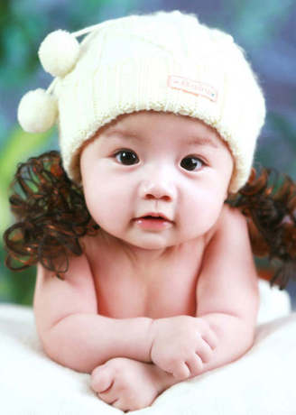 漂亮宝宝画 胎教海报 可爱婴儿图片 高清晰宝宝