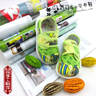  新款传统纯手工宝宝布鞋婴儿鞋童鞋学步鞋儿童软底布底千层底男女