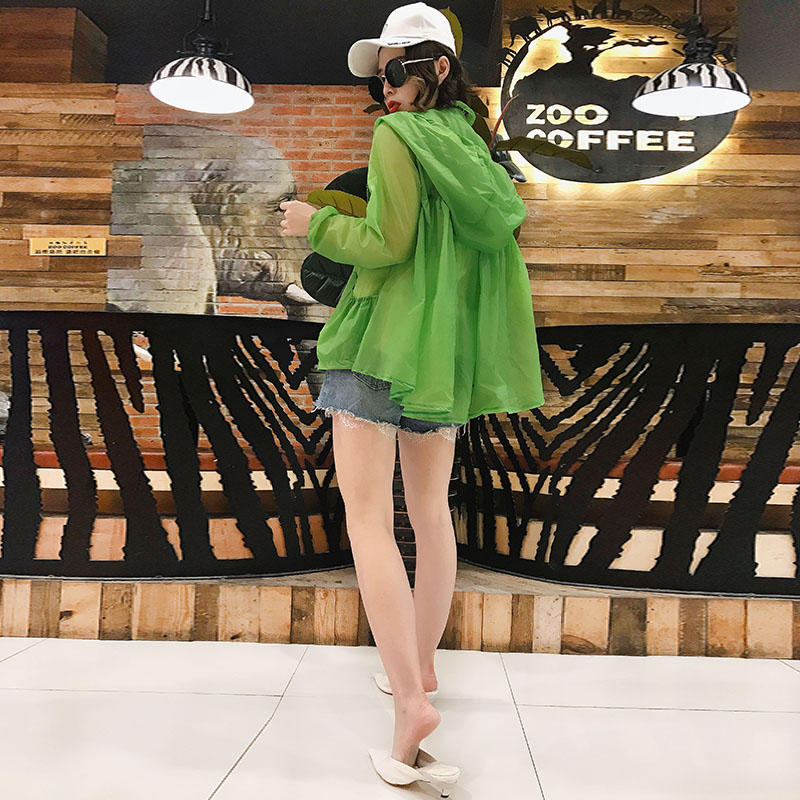 沙滩防晒衣连帽短款宽松薄外套女长袖2019夏季时尚透气休闲防晒服|msdalam kategori Butik wanita / wanita, jaket pendek - dari Buy2taobao.com untuk memberikan perkhidmatan ejen Taobao profesional membeli