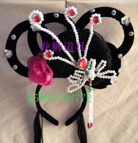 戏剧仙女嫦娥小姐丫鬟假发豫剧越剧京剧红娘头