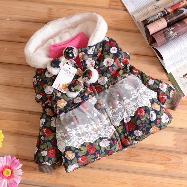 女童冬装婴儿带帽...