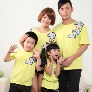  唯子亲正品新款家庭装亲子装夏装情侣装母女装父子装999