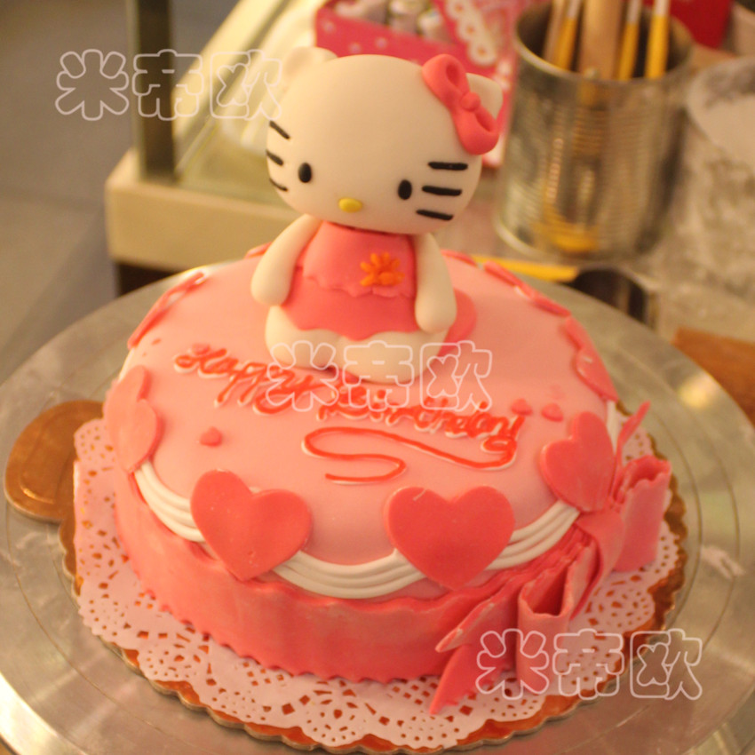 北京生日蛋糕配送 翻糖蛋糕速递 创意蛋糕定做 Hello内个kitty~ 北京生日蛋糕配送 翻糖蛋糕速递 创意蛋糕定做 Hello内个kitty~