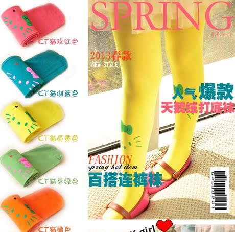 3条包邮春秋款儿童<em>女儿</em>连<em>裤袜</em>舞蹈袜不起球不