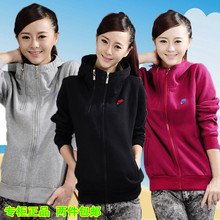 2013春装新款耐克nike 女装运动卫衣 专柜正品加绒女款外套春秋