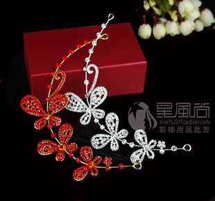  新款新娘头饰结婚头花朵额饰发饰品配饰品饰品影楼造型饰品