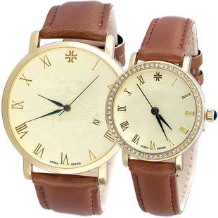  julius/聚利时 龙凤吟 龙凤恋人图腾手表情侣表对表男女表 8595