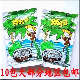  10包包邮 泰国苏梅 椰子片40g 烤出来的椰子片 香脆唇齿留香