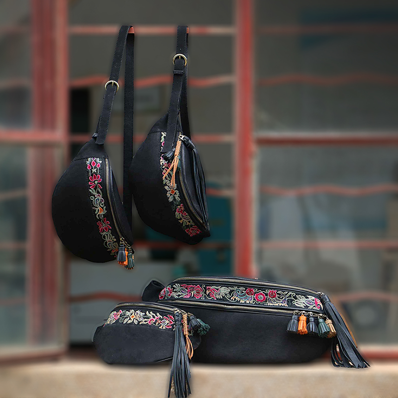 (Reservations required) 2018 cowhide Waist pack Shoulder bag -Pinellia ternata(Waist pack)in the Personalized custom/Design Services/DIY , Custom clothing bags , Custom bags , Custom bags category - from Buy2taobao.com to provide professional Taobao agent buy service