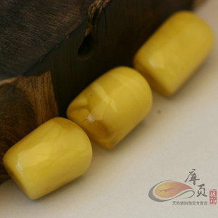  天然琥珀 仿古型 蜜蜡梯形 佛珠配饰桶珠 顶住散珠 隔珠 精挑保真