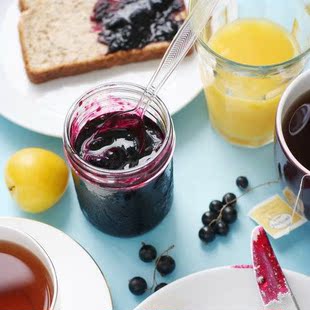  自制大兴安岭 野生蓝莓果酱 加蜂蜜冰糖 无防腐剂 纯天然150克