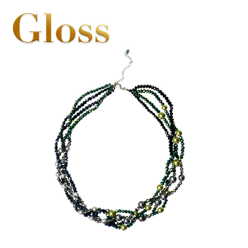 Gloss bright Treasure Necklace green gloss Imitation pearls lady Girlfriend Valentines Day giftin the Accessories/Fashion Jewelry, Necklace category - from Buy2taobao.com to provide professional Taobao agent buy service