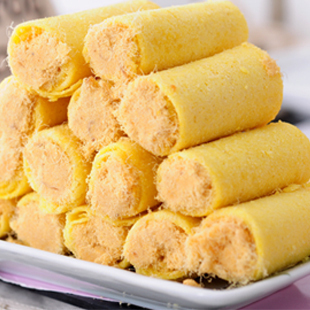  澳门特产香记澳氹传统原味肉松蛋卷筒蛋卷仔250g零食品