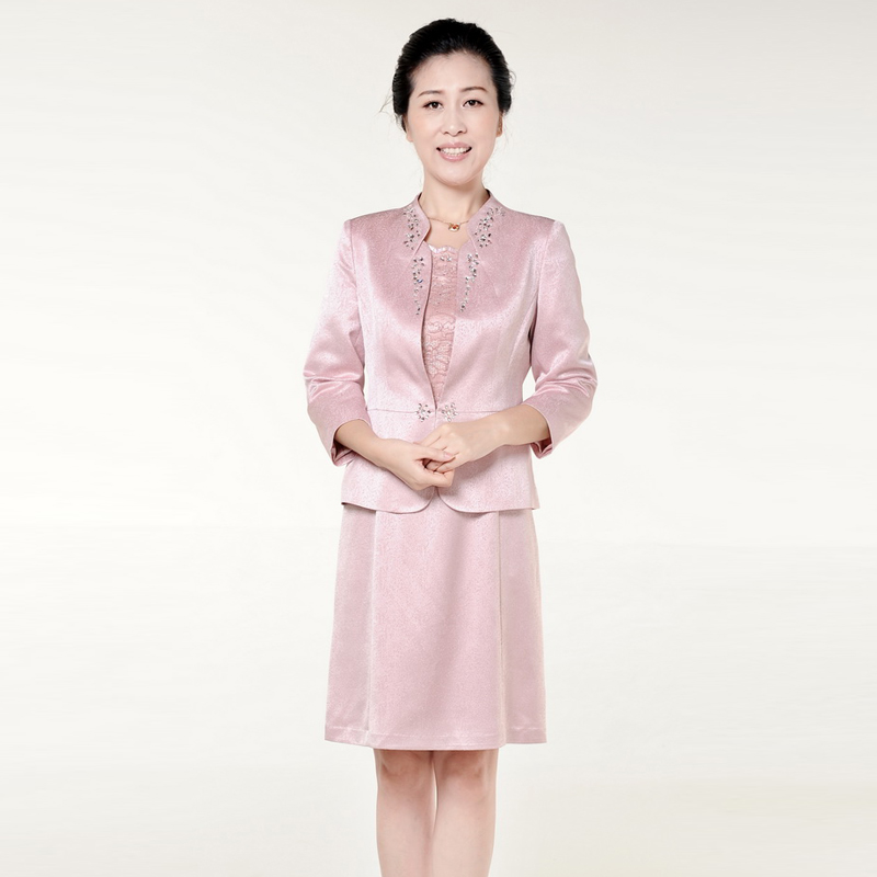2013中老年女春秋装两件套连衣裙 妈妈装婚礼婚庆结婚礼服套裙 2013中老年女春秋装两件套连衣裙 妈妈装婚礼婚庆结婚礼服套裙