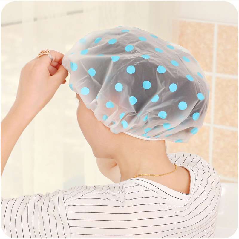Shower cap Headgear Anti-oil Hair Hat Shower Room shower take a shower waterproof Dry hair cap Plastic adult Female modelsin the Family/Personal Cleaning Tools , Personal care cleaning appliances , Shower cap category - from Buy2taobao.com to provide professional Taobao agent buy service