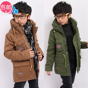 惊爆价童装男童秋装冬装中大童秋冬款儿童韩版秋冬季风衣外套