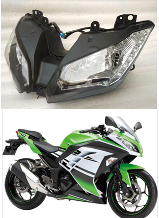 Motorcycle Accessories Kawasaki Little Ninja Racing car Jonway Three generations The headlamps 350-6A Headlamp lightsin the Motorcycle/Equipment/Fitting , Motorcycle Accessories , Motorcycle headlight category - from Buy2taobao.com to provide professional Taobao agent buy service