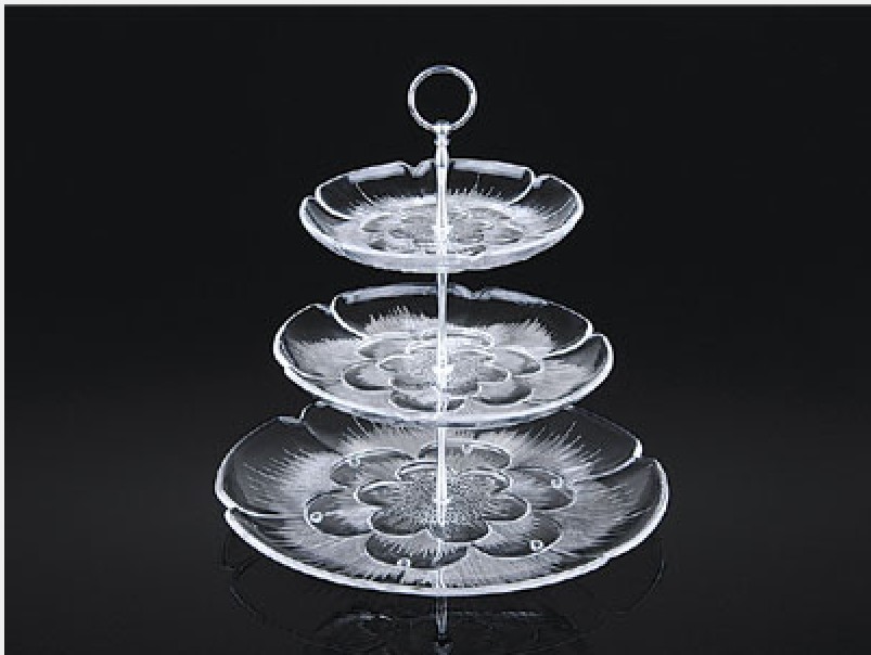 thickening transparent Acrylic Fruit plate double-deck Fruit plate multi-storey Dessert plate Refreshment tray bar KTVin the Tableware , Tableware , Fruit bowl/Fruit plate/Hamper category - from Buy2taobao.com to provide professional Taobao agent buy service