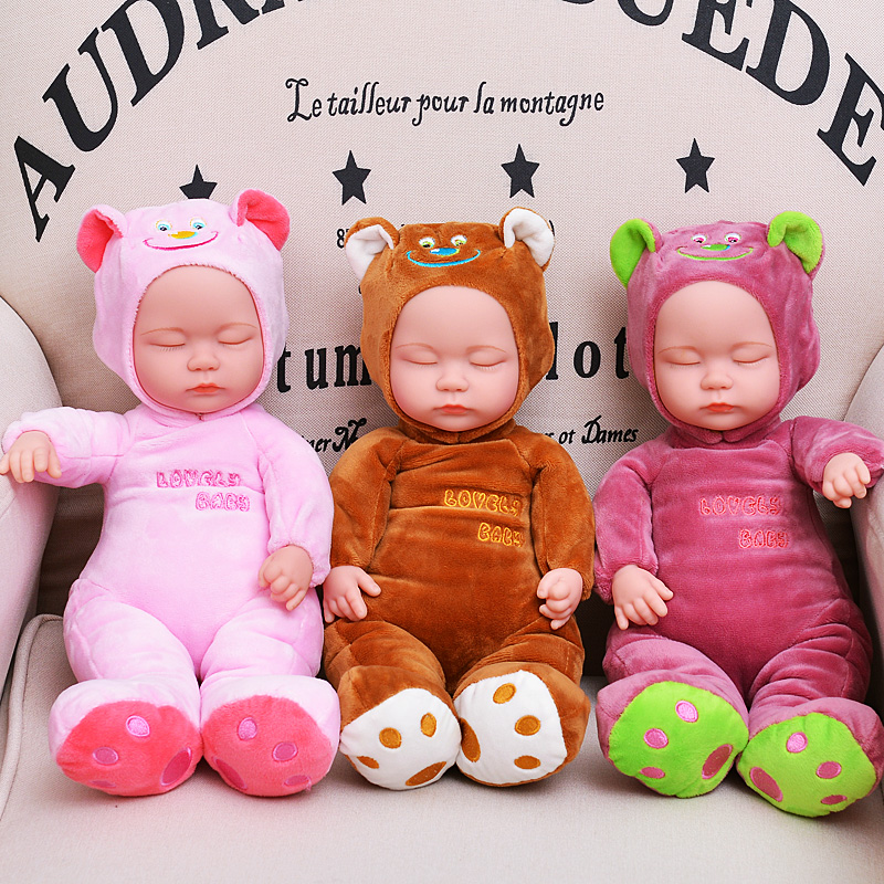 simulation sleep a doll baby Soft glue Appease Accompany sleep Plush Doll children Ragdoll Sing a dollin the Toy/Childs/Puzzle/Building block/Model , Doll/Fitting category - from Buy2taobao.com to provide professional Taobao agent buy service
