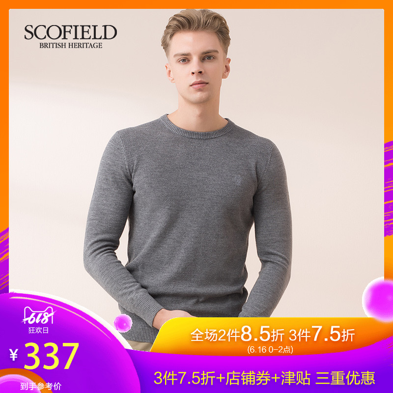 SCOFIELD2018 winter new pattern Socket sweater business affairs leisure time wool Sweater SMKW849005in the Men's clothing, Knitwear/Sweaters category - from Buy2taobao.com to provide professional Taobao agent buy service