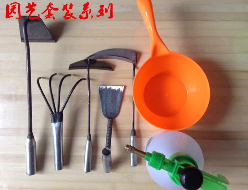 家用菜园花园园艺工具小锄小铲小镰刀喷水壶洒水壶舀子水舀套装在类目 鲜花速递/花卉仿真/绿植园艺, 园艺用品, 铲/耙/锹/锄(新), 铲子中 - 来自Buy2taobao.com提供专业的淘宝代购服务