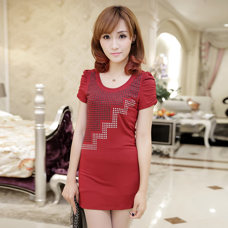 韩版圆领纯色多色小衫...