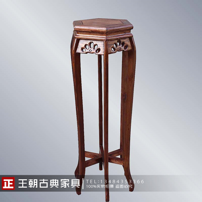 實木花架花幾 中式仿古六角花架 明清古典榆木角幾 陽台系列特價在類目 住宅傢俱, 架類, 花架/花幾中 - 來自Buy2taobao.com提供專業的淘寶代購服務
