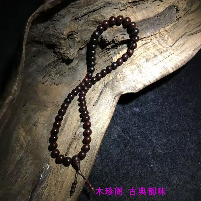 印度金星小叶紫檀老料1.2cm手持珠小叶檀木佛珠手串手链礼品念珠|ruв категории Ручная работа, религии ремесла, чётки/чётки, чётки браслет - от Buy2taobao.com для оказания профессиональной услуги покупки агента Taobao