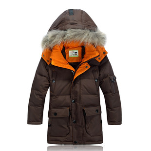  反季特价 男童童装 儿童羽绒服 中长款小丫咪2114 新款正品