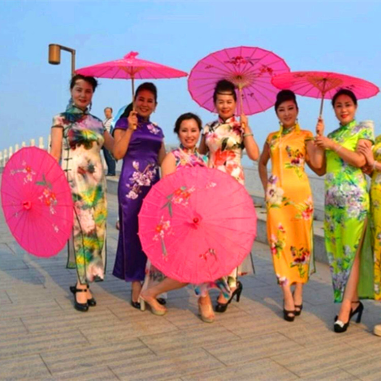 Silk umbrella Jiangnan Dance Umbrella cheongsam kite classical Jasmine model Dance Umbrella Decorative umbrellain the Home accessories , Craft umbrella category - from Buy2taobao.com to provide professional Taobao agent buy service