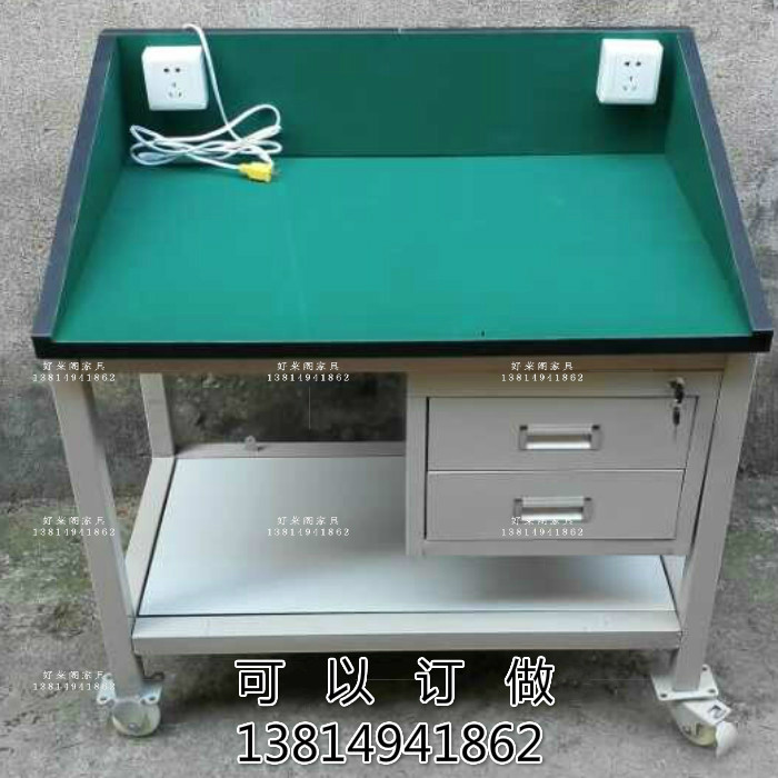 double-deck move garden cart Anti-static workbench Console Inspection station Bench Test bench The computer table repairin the Hardware/Tool , Mechanical Hardware , Workbench category - from Buy2taobao.com to provide professional Taobao agent buy service