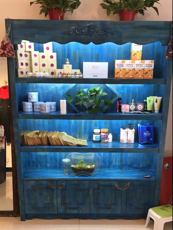 Cosmetics Showcase Retro Do the old European style Beauty Skin care product cabinet Paint environmental protection Boutique Display cabinetin the Business/Office Furniture , Shelf/Showcase , Boutique Showcase/Showcase category - from Buy2taobao.com to provide professional Taobao agent buy service