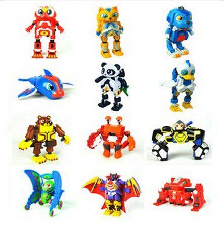 Happy cool treasure toy Dolphin frog crab-King Lion Wang Ju 6-inch shadow piece Butterfly apes Thunder Wolf bear King Po