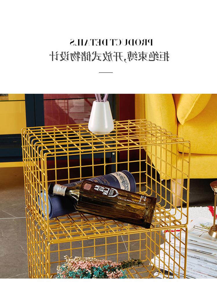 Northern Europe golden Iron art bedside cupboard sofa Shelf Shelf to ground bookshelf Storage rack Light extravagance gridin the Residential furniture , Shelf , Shelf/Shelf category - from Buy2taobao.com to provide professional Taobao agent buy service