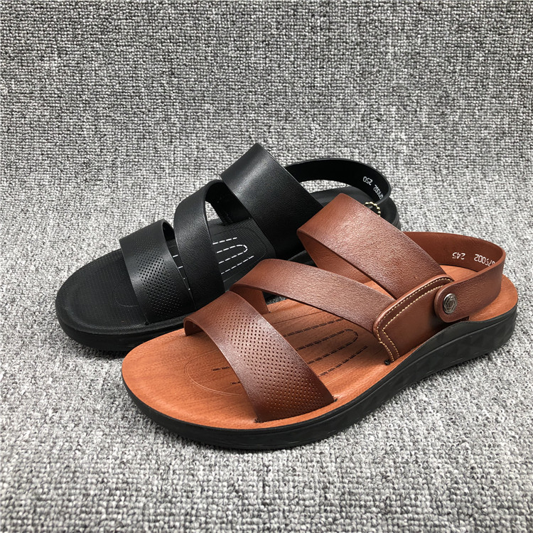 2019新春品牌断码清仓工厂直销男凉鞋两穿平底舒适休闲真皮男鞋|ruв категории Мужская обувь, сандалии - от Buy2taobao.com для оказания профессиональной услуги покупки агента Taobao