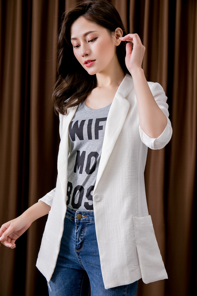 春秋女2019新款棉麻西装外套女中长款休闲亚麻小西服港味chic上衣在类目 女装/女士精品, 西装中 - 来自Buy2taobao.com提供专业的淘宝代购服务