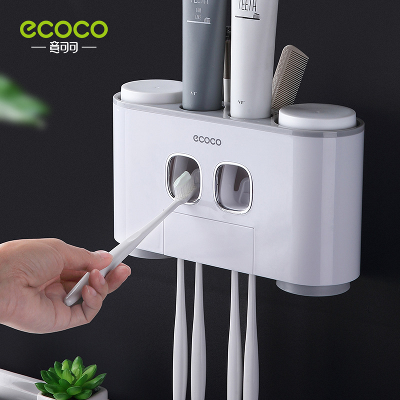 Italian cocoa Four Home fully automatic Squeeze toothpaste Punch holes Toothbrush holder TOILET Shelfin the Family/Personal Cleaning Tools , Sanitary appliances/Bathroom accessories , Toothbrush holder/Teeth bench category - from Buy2taobao.com to provide professional Taobao agent buy service