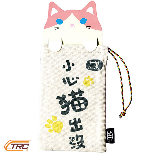 現貨 台灣制造『小心貓出沒』帆布手機袋 零錢包 禮品紀念品 卡通在類目 節慶用品/禮品, 文化創意用品, 文化創意包/袋中 - 來自Buy2taobao.com提供專業的淘寶代購服務