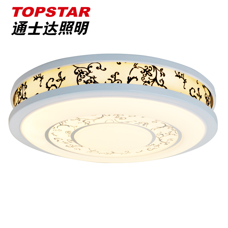通士达 铁艺led吸顶灯 圆形led厅灯 24W三色温现代简约温馨卧室灯在类目 家装主材, 灯具灯饰, 吸顶灯中 - 来自Buy2taobao.com提供专业的淘宝代购服务