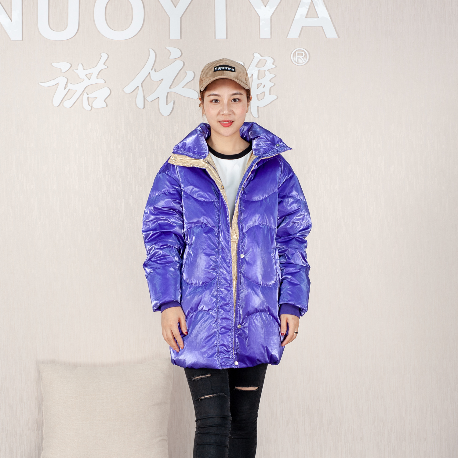 2019春季诺依雅中长款羽绒服羽绒衣9003|msdalam kategori Butik wanita / wanita, Down - dari Buy2taobao.com untuk memberikan perkhidmatan ejen Taobao profesional membeli