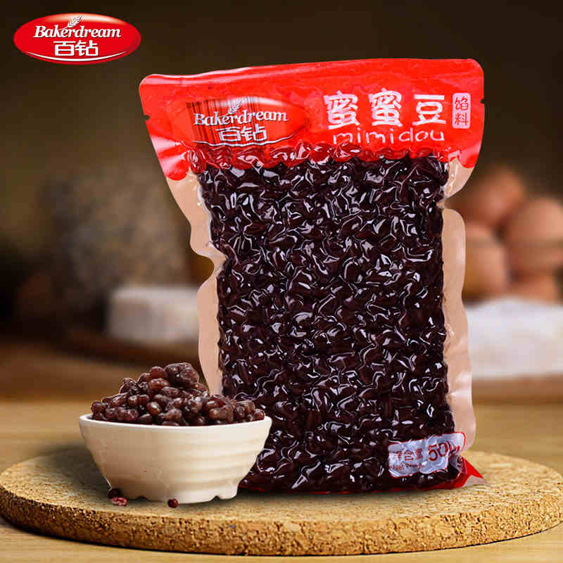 百钻蜜蜜豆红小豆熟红豆粒即食糖蜜豆赤小豆奶茶烘焙专用馅料500g在类目 粮油米面/南北干货/调味品, 米/面粉/杂粮, 豆类, 红豆中 - 来自Buy2taobao.com提供专业的淘宝代购服务