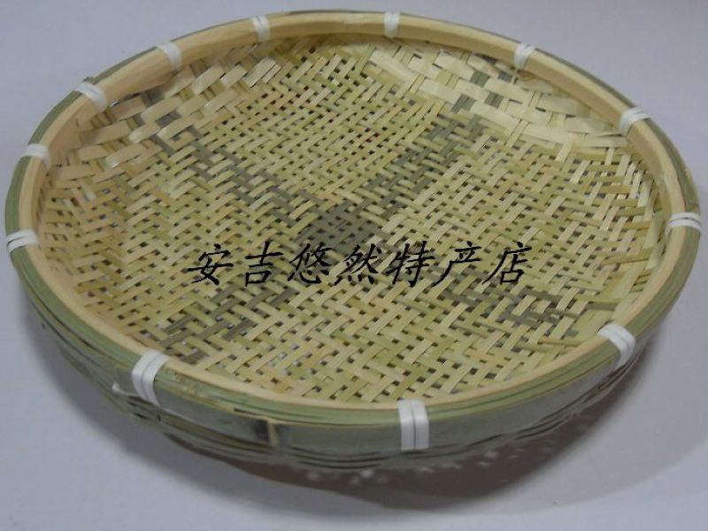 手工竹编竹匾 筛子竹篓 簸箕 米筛 竹器 竹筛子环保竹篮小号30CM在类目 收纳整理, 家庭收纳用具, 收纳篮, 购物篮中 - 来自Buy2taobao.com提供专业的淘宝代购服务