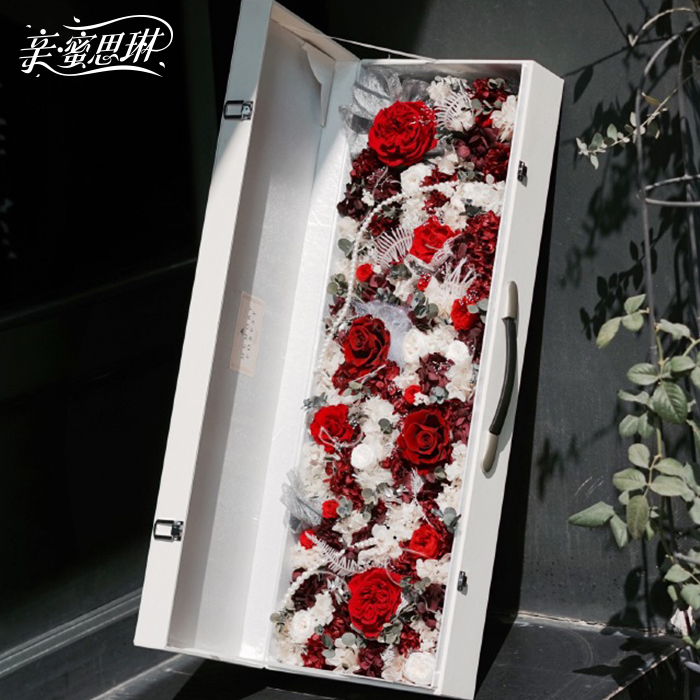 亲蜜思琳 鲜花包装盒永生花包装情人节皮革手提枪炮玫瑰礼盒礼品|ruв категории доставка цветов/цветок моделирования/растения садоводства, Diy моделирования цветы материалов, художественная упаковка, цветочная тара - от Buy2taobao.com для оказания профессиональной услуги покупки агента Taobao