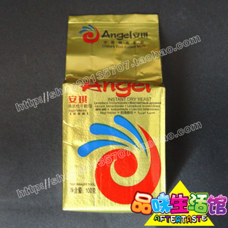 安琪酵母 金装耐高糖高活性干酵母100克原包装 面包/西点用特价|msdalam kategori beras/Utara-Selatan barangan kering/perasa, bahan-bahan penaik/aksesori/Aditif makanan - New, Aditif makanan, yis - dari Buy2taobao.com untuk memberikan perkhidmatan ejen Taobao profesional membeli