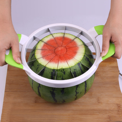 包邮 优质切西瓜神器 不锈钢加厚特大号水果分割器 超大号西瓜切